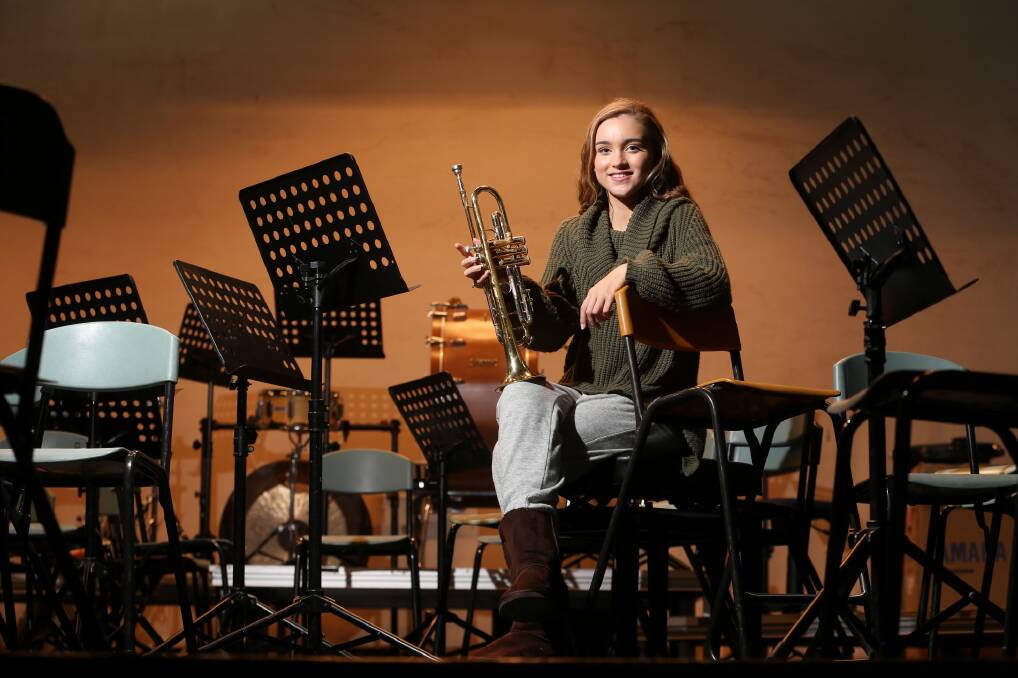 Jessica O’Callaghan is enjoying the Border Music Camp. Picture: JOHN RUSSELL