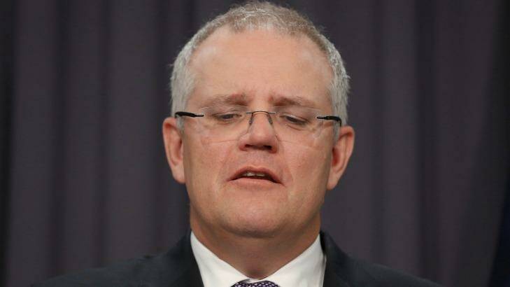 Former immigration minister Scott Morrison refused to apologise for the allegations last year, and said he was acting on advice. Photo: Alex Ellinghausen