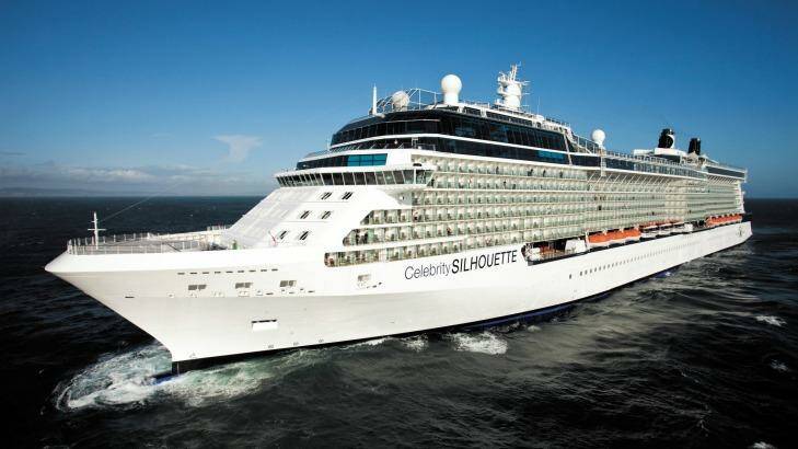 The 319-metre-long Celebrity Silhouette holds almost 3000 passengers over 13 decks.