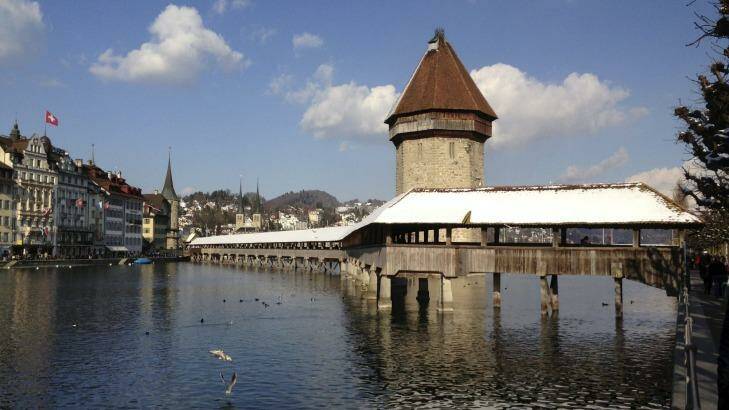 Lucerne in Switzerland offers especially great scenery.
