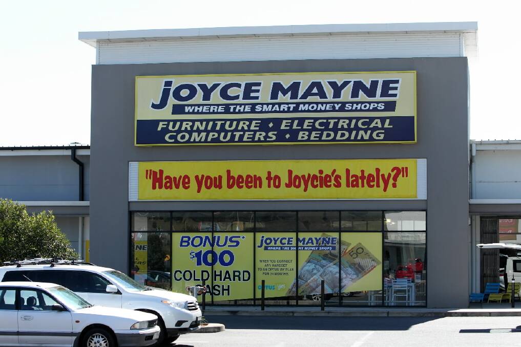 The Joyce Mayne store in the Harvey Norman complex will be closing down. Picture: MATTHEW SMITHWICK