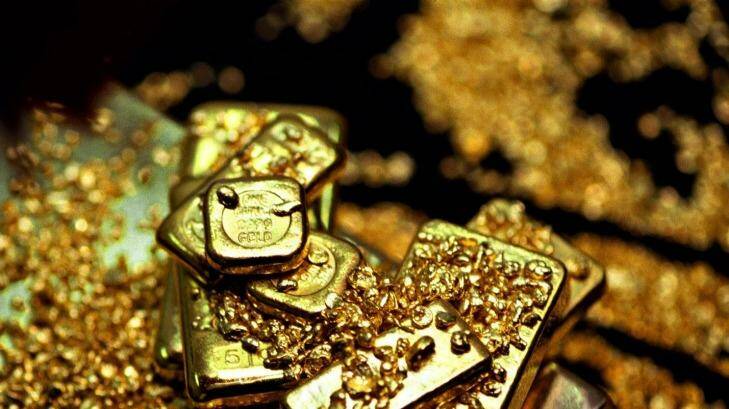 Gold hit a five-year low on Monday. Photo: Phil Carrick