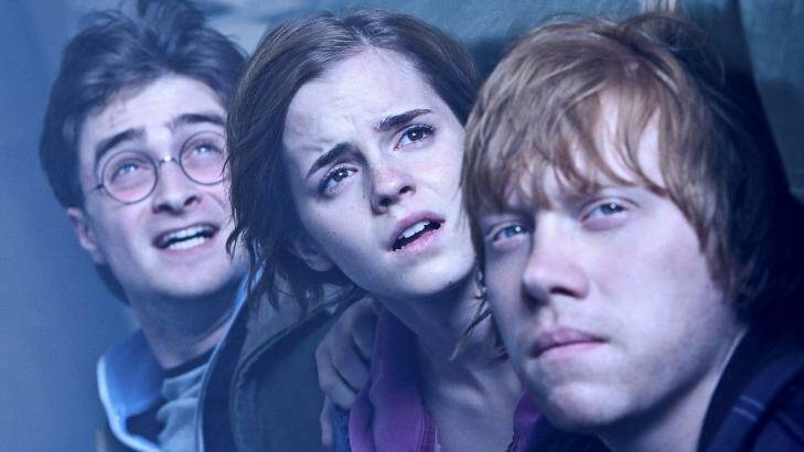 Harry, Hermione and Ron.