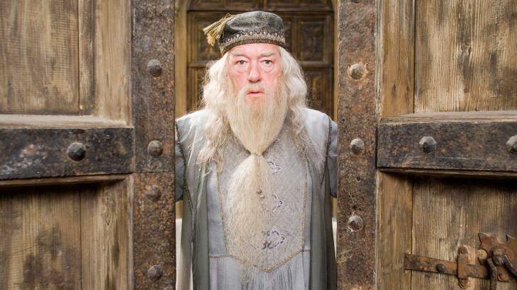 Dumbledore (Gambon) was the "moral heart" of the books, Rowling said. Photo: Warner Bros.
