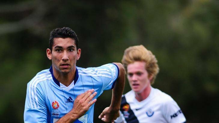 George Timotheou has done his apprenticeship in the Sydney FC youth team. Photo: Melissa Adams