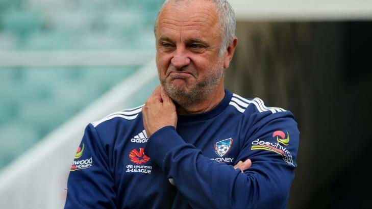 Long game: Graham Arnold is building Sydney FC up from scratch. Photo: Kate Geraghty