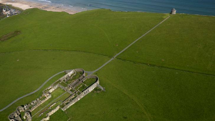 Mussenden Temple and Downhill House, County Londonderry: Both built in the late 18th century. Photo: Supplied