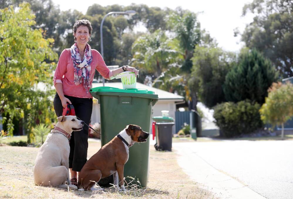 Jacqueline de Jong says the new waste collection system will suit her well. Picture: JOHN RUSSELL