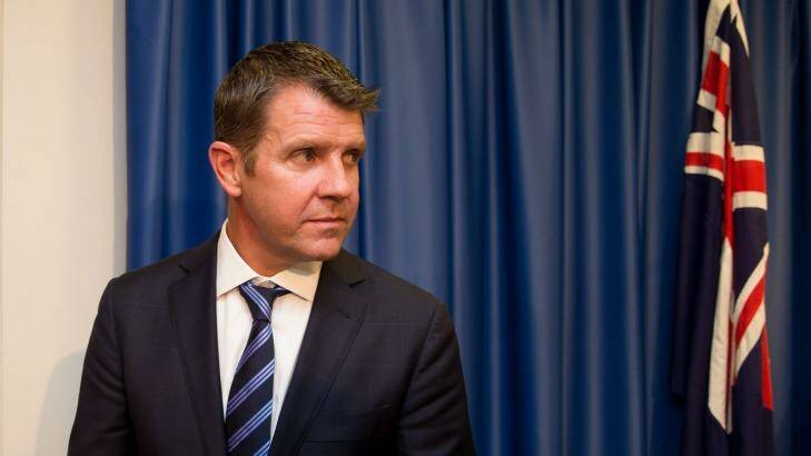 Premier Mike Baird, after addressing the media about local council amalgamations. Photo: Janie Barrett