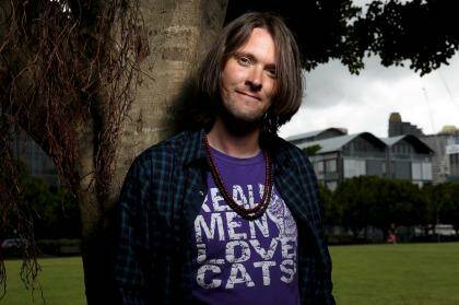 James Bowen, who has written a popular, successful series of books about his ginger moggy. Photo: Janie Barrett