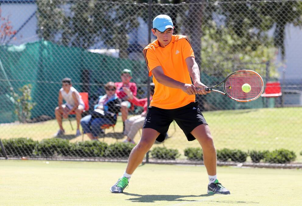 Aaron Breust starred for St Patrick's-Diggerville as it downed Forrest Hill Cats to take out the Albury Tennis Association grand final on Saturday. 