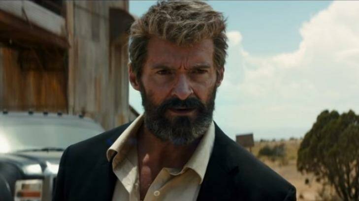 Hugh Jackman as an aged Wolverine in 2017's <i>Logan</i>.