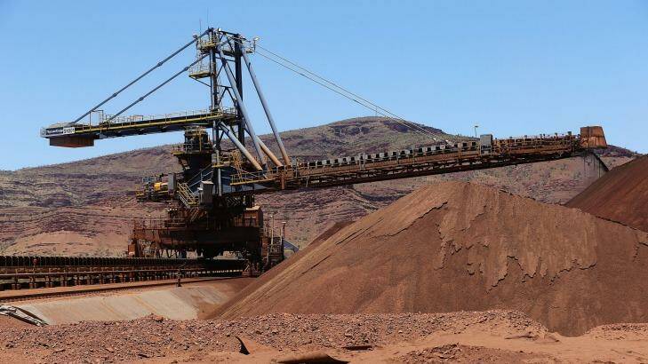Iron ore is forecast to slump even lower. Photo: Sergio Dionisio