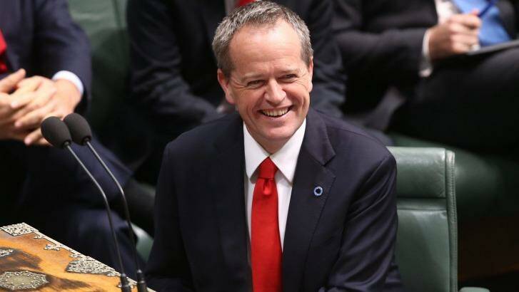Bill Shorten during question time  on Wednesday.  Photo: Andrew Meares