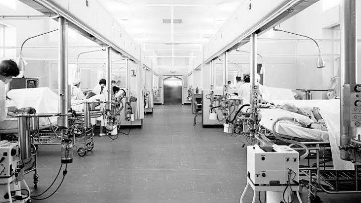 The intensive care unit at Prince Henry Hospital where the donor was located for the first kidney transplant in the mid-1960s. Photo: Prince of Wales Hospital