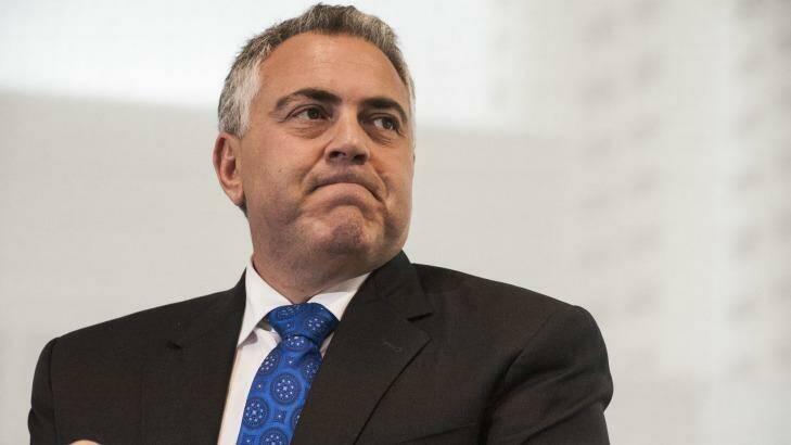 Treasurer Joe Hockey agreed Ms Bishop's use of a charter helicopter to ferry her the short distance between Melbourne and Geelong for a Liberal fundraiser last year did not pass the "sniff test".


 Photo: Josh Robenstone