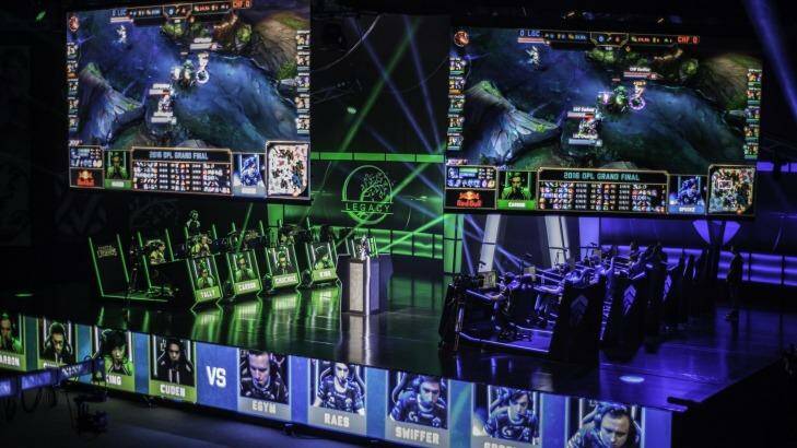 League of Legends OPL grand final in 2015 at the South Bank Piazza. Photo: Riot Games