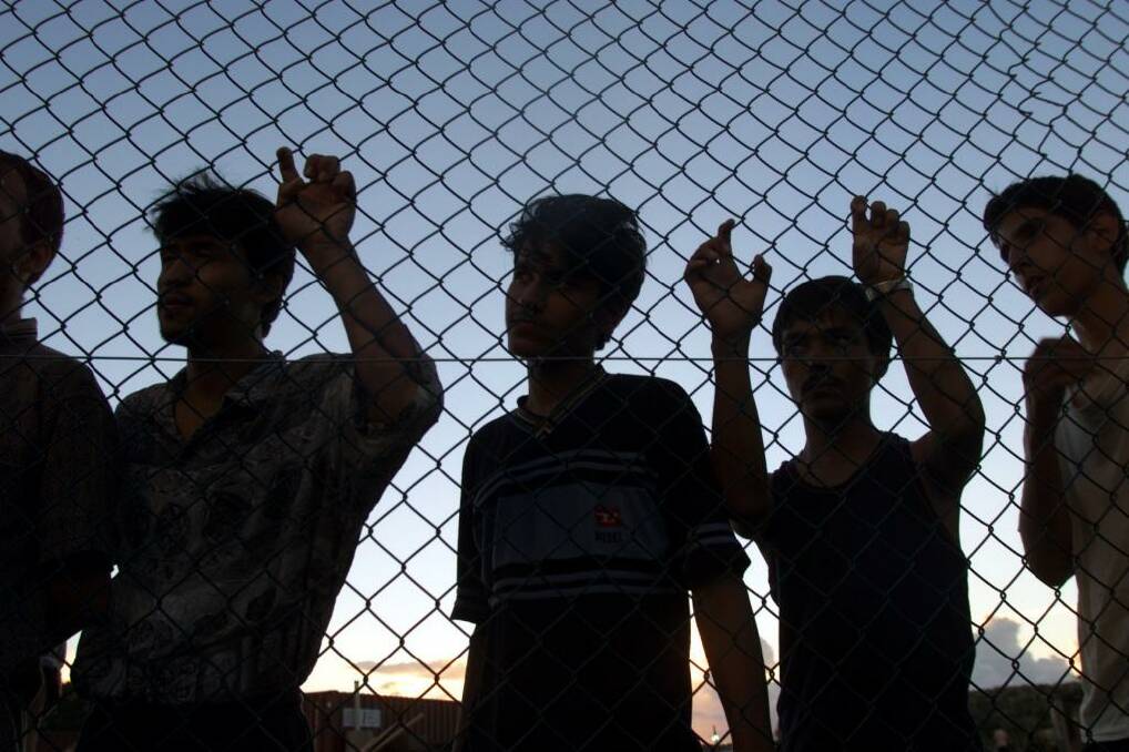 Uncertainty: Asylum seekers on Nauru. Photo: Angela Wylie