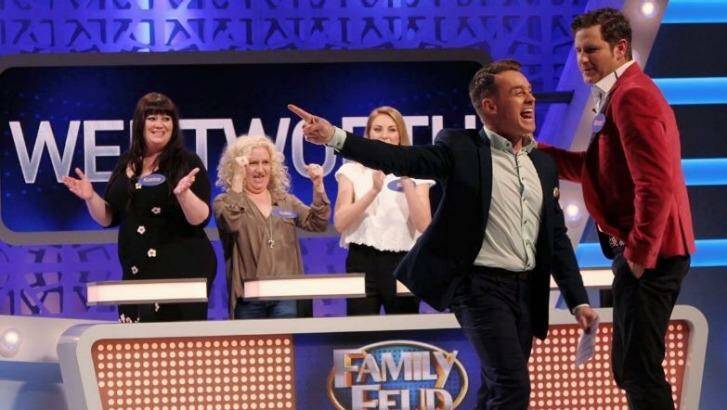 The Wentworth team won $30,000 for their charity on All Star Family Feud. Photo: Ten Twitter