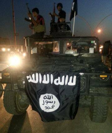 The Islamic State flag