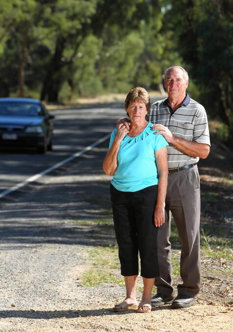 Tarrawingee’s Jenny and Jack Murray say legislation making electronic stability control on dangerous goods trucks doesn’t go far enough. Picture: MATTHEW SMITHWICK