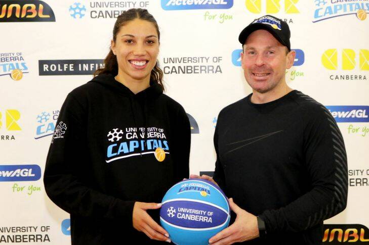 Chevannah Paalvast has linked up with Paul Goriss at the Canberra Capitals.