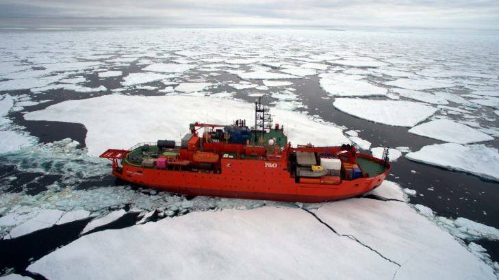 A tour of the famous Australian Antarctic Division ice-breaker Aurora Australis is among a host of exclusive experiences offered on a new four-day Chimu Adventures package to Hobart.  Photo: Picasa