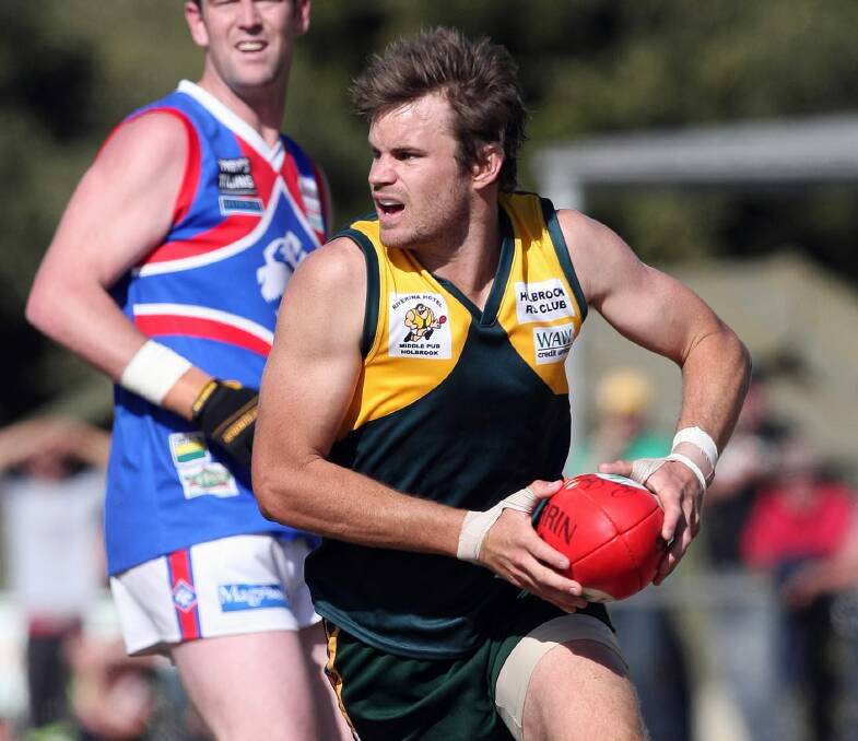 Star Holbrook forward Michael Lamb faces a fitness test tonight as the Brookers take a cautious approach to his return from a knee reconstruction.