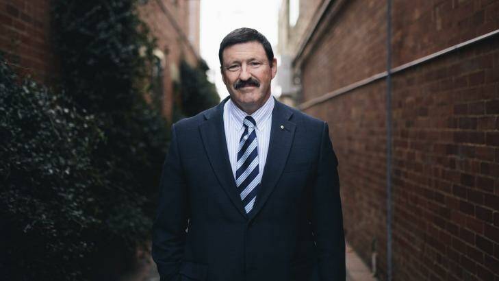 Labor candidate for Eden Monaro Mike Kelly, in Queanbeyan. Photo: Rohan Thomson