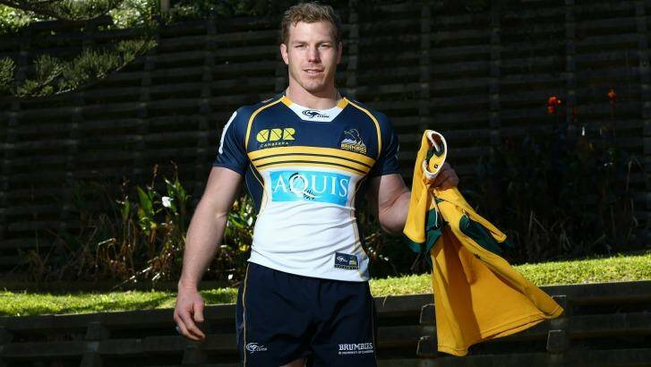 David Pocock committed to another year with the Brumbies and Wallabies, after winning the Super Rugby Player of the Year award. Photo: Daniel Munoz