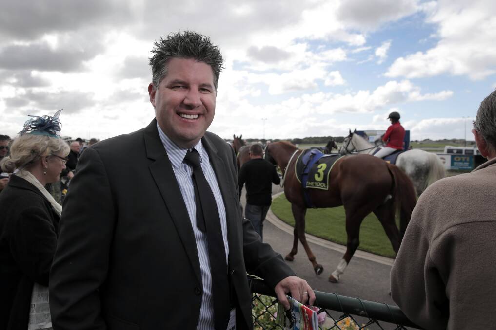 Wodonga and District Turf Club general manager Tom O’Connor at the Warrnambool Cup carnival. Picture: FAIRFAX