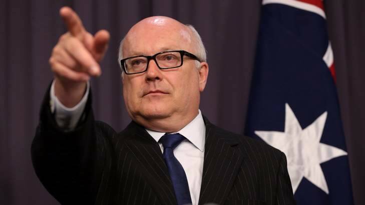Trouble prone Attorney General causes major angst: Senator George Brandis. Photo: Andrew Meares