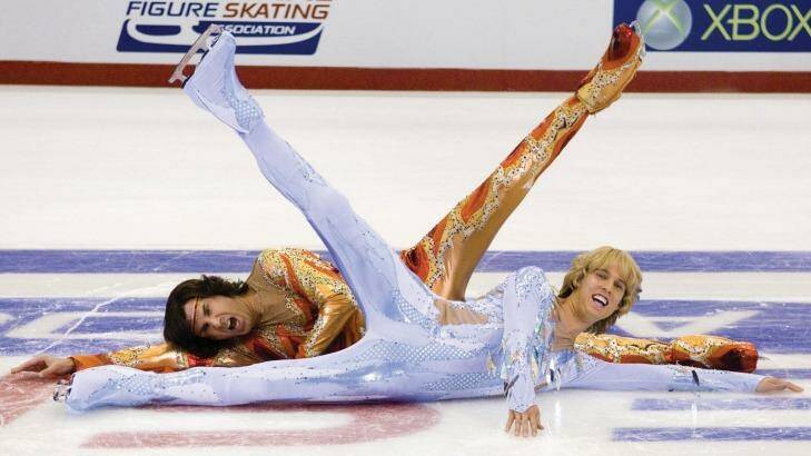 Will Ferrell (right) and Jon Heder in Blades of Glory. Photo: Melinda Sue Gordon
