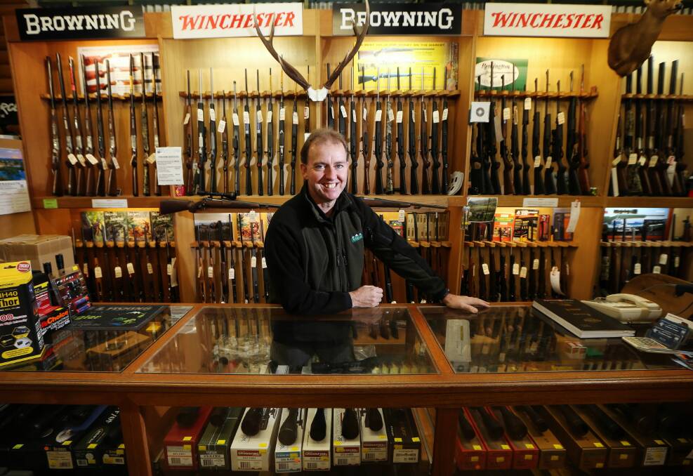 David Cole is surprised there are not more guns registered in the North East. Picture: JOHN RUSSELL
