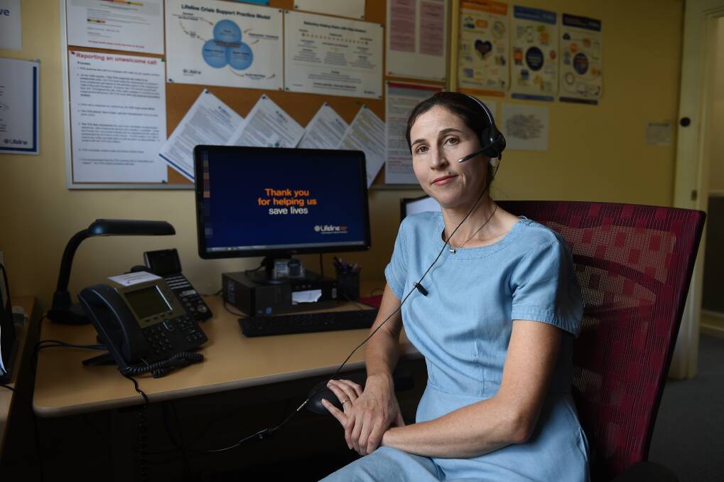 STEP UP: Telephone Crisis Support volunteer Jo Goodwin said being a part of Lifeline was a rewarding and a privilege. She called on others to consider volunteering. Picture: MARK JESSER 