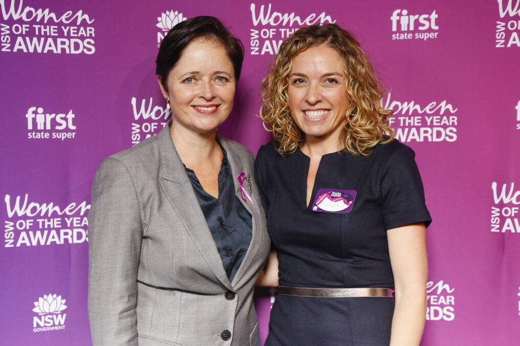 EMPOWERED: Minister for Women Tanya Davies and former Albury resident and NSW Businesswoman of the Year Kristy Chong. Picture: SALTY DINGO