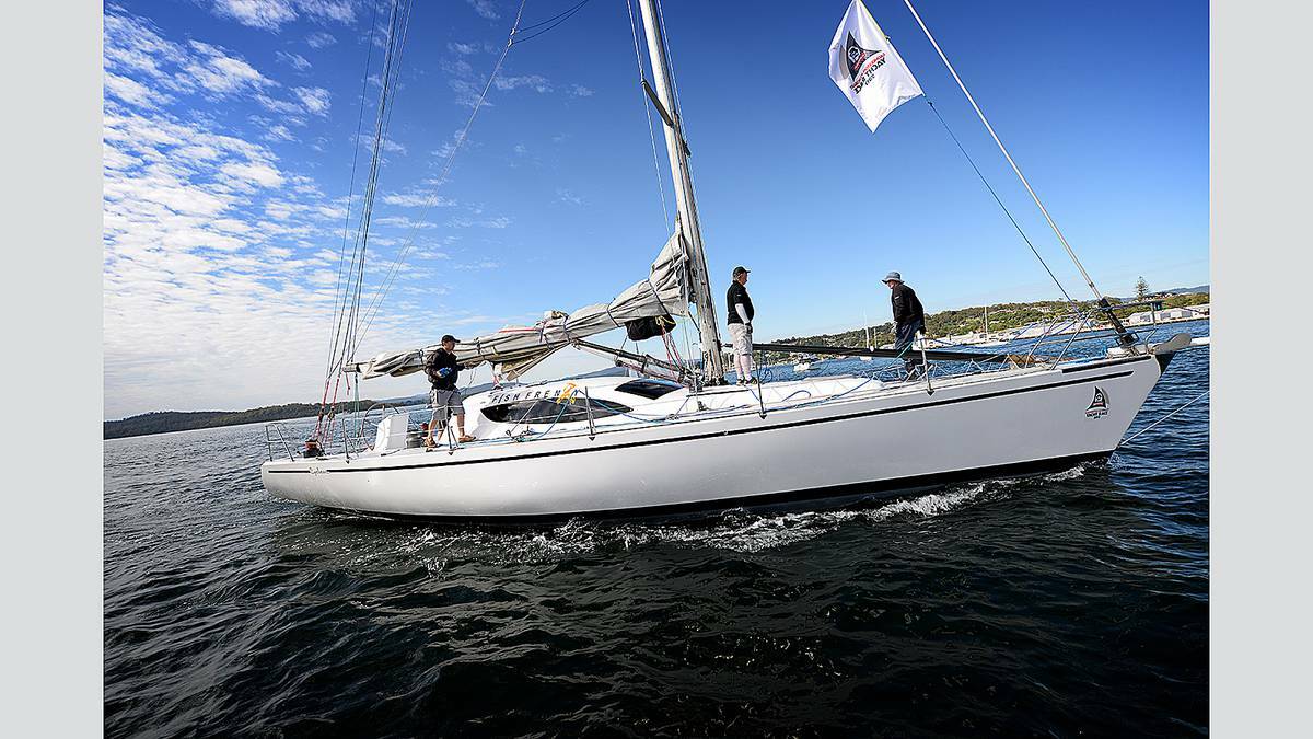 Start of the Launceston to Hobart yacht race. Photo: GEOFF ROBSON.