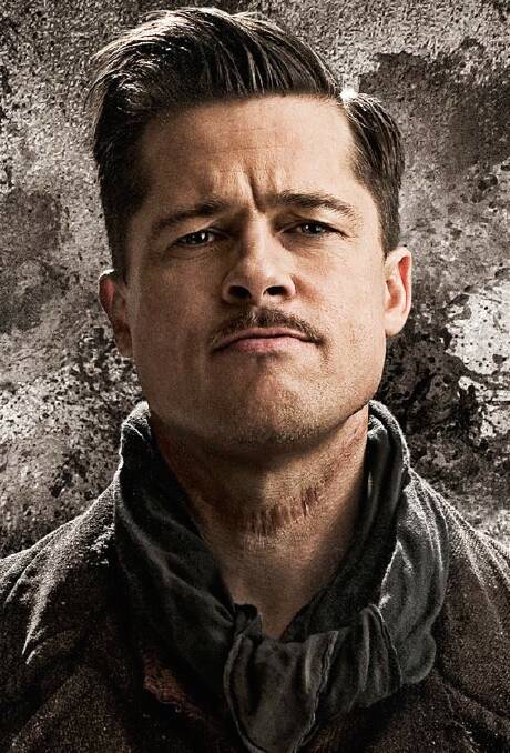 Brad Pitt in the  premiere movie Fury.