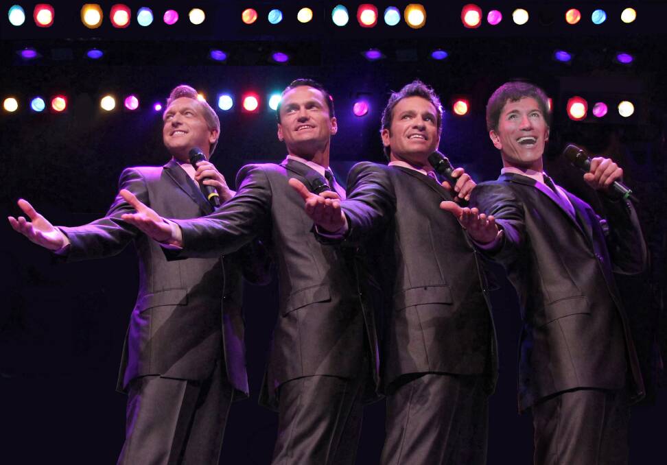Paul Holmquist, Brandon Albright, Rick Morgan and George Solomon's Oh What a Night! Frankie Valli and Four Seasons tribute show hits the Commercial Club auditorium on Friday, September 5 direct from the US.