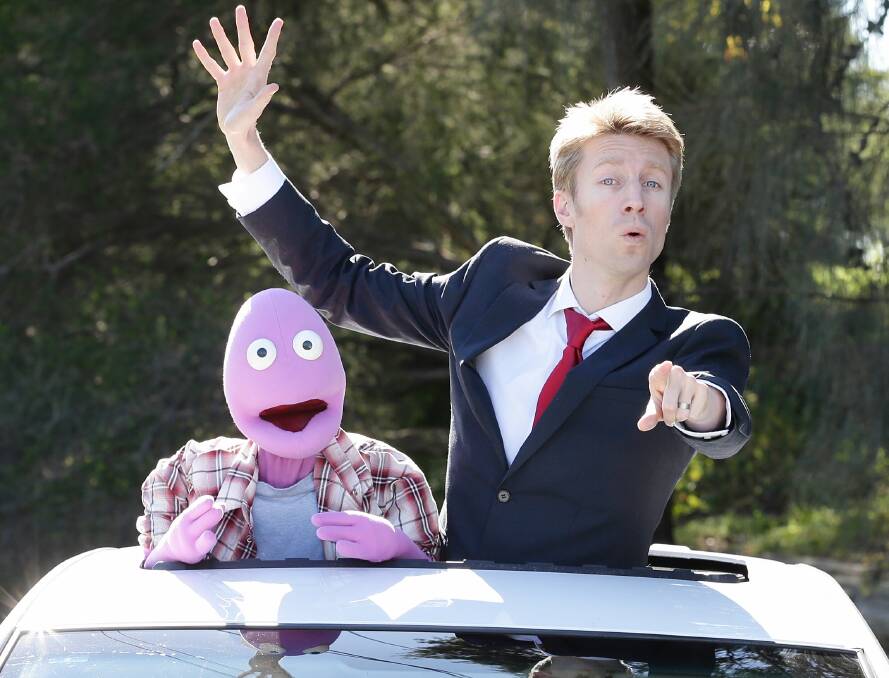 COMEDY FEST: Sammy J and Randy the puppet (Heath McIvor) will be one of a star-studded comedy acts at The Border Mail Albury-Wodonga Comedy Festival Gala at the Albury Entertainment Centre from 7.30pm on Thursday, Octpober 16. The festival will continue in Albury, Wodonga, Beechworth and Corowa until Saturday, October 18.