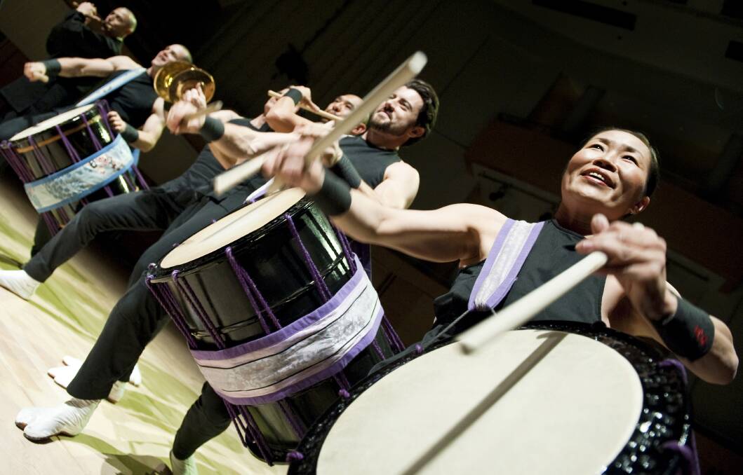 JAPANESE BEATS:  TaikOz presents Crimson Sky, 7.30pm Saturday, September 20 at Albury Entertainment Centre  plus an afternoon drumming workshop from 2pm.