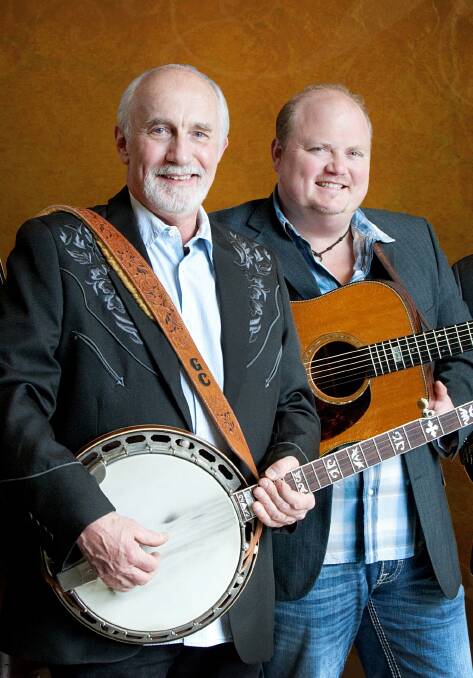 Two of the members of US bluegrass masters The Special Consensus.