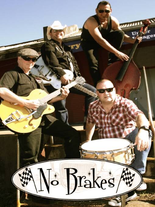 Sydney rock'n'roll, rockabilly and country band No Brakes.