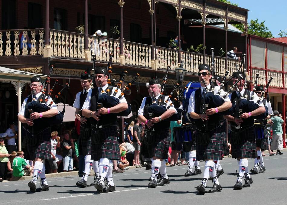 The 20th annual Beechworth Celtic Festival - three days of entertainment celebrating the historic gold town's rich Celtic heritage. Picture: JOHN RUSSELL