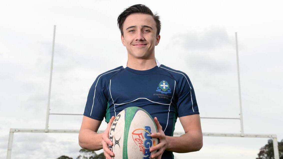 Josh Coward is set to play for the Australian rugby sevens team at the Commonwealth Youth Games at Samoa in September. Picture: Kate Healy.