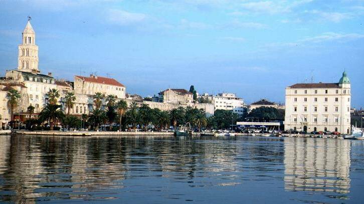 The city of Split on Croatia's Dalmation coast.