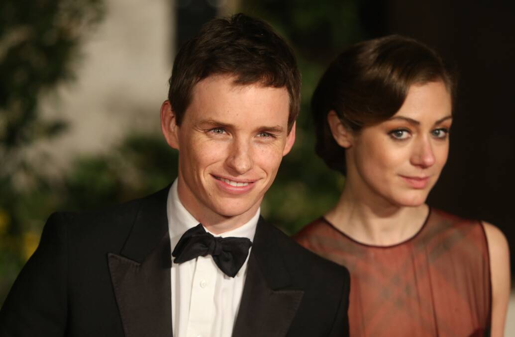 Eddie Redmayne and Hannah Bagshawe arrive for an official dinner party after the EE British Academy Film Awards Photo: GETTY IMAGES