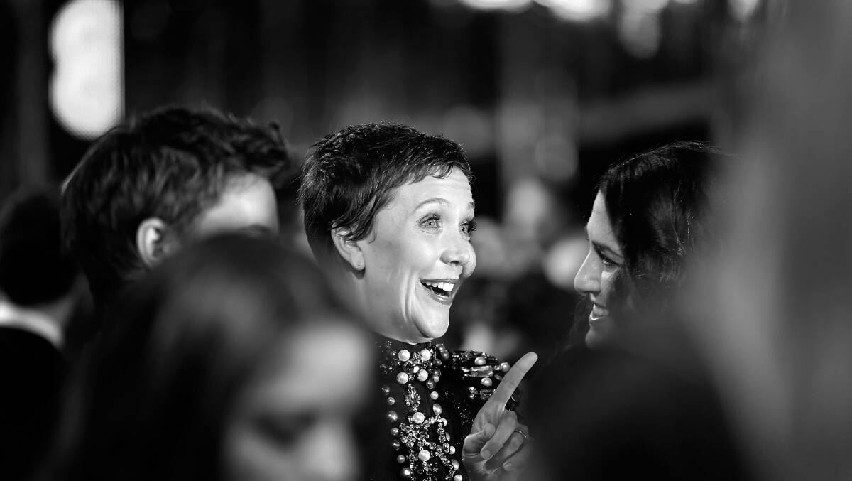 Maggie Gyllenhaal attends the EE British Academy Film Awards 2014 Photo: GETTY IMAGES