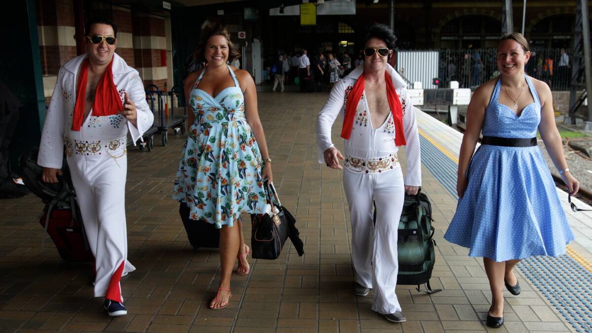 Elvis has left central station and is bound for Parkes. Photo: Dallas Kilponen