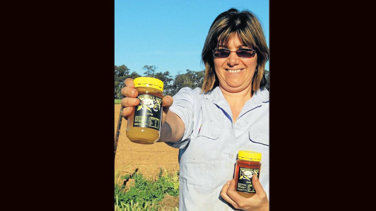 Christine showcasing the Woodstock Honey to be taken to the Farmer's and 
Craft Markets in Cowra.